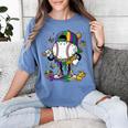 Mardi Gras Ice Cream Drip Baseball Carnival Party Mask Boys Women's Comfort Colors T-Shirt Chalky Mint Mardi Gras Ice Cream Drip Baseball Carnival Party Mask Boys Women's Comfort Colors T-Shirt Chalky Mint