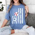 Mom Of Ballers USA Flag Soccer Baseball Mom Women's Comfort Colors T-Shirt Chalky Mint Mom Of Ballers USA Flag Soccer Baseball Mom Women's Comfort Colors T-Shirt Chalky Mint