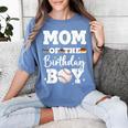 Mom Of The Birthday Boy Baseball Bday Family Women's Comfort Colors T-Shirt Chalky Mint