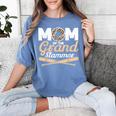 Mom Of The Grand Slammer Leopard Baseball Mom Women's Comfort Colors T-Shirt Chalky Mint Mom Of The Grand Slammer Leopard Baseball Mom Women's Comfort Colors T-Shirt Chalky Mint
