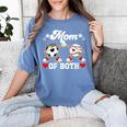 Mom Of Both Soccer Baseball Mom Of A Baseball Soccer Player Women's Comfort Colors T-Shirt Chalky Mint Mom Of Both Soccer Baseball Mom Of A Baseball Soccer Player Women's Comfort Colors T-Shirt Chalky Mint