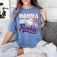 Momma Rookie Of Year 1st Birthday Baseball Theme Matching Women's Comfort Colors T-Shirt Chalky Mint Momma Rookie Of Year 1st Birthday Baseball Theme Matching Women's Comfort Colors T-Shirt Chalky Mint
