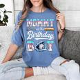 Mommy Of The Birthday Boy Baseball Ice Cream Drip Matching Women's Comfort Colors T-Shirt Chalky Mint