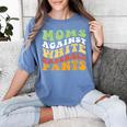 Moms Against Baseball Pants Retro Baseball Mom Women's Comfort Colors T-Shirt Chalky Mint Moms Against Baseball Pants Retro Baseball Mom Women's Comfort Colors T-Shirt Chalky Mint