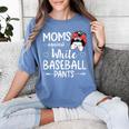 Moms Against White Baseball Pants For a Baseball Mom Women's Comfort Colors T-Shirt Chalky Mint Moms Against White Baseball Pants For a Baseball Mom Women's Comfort Colors T-Shirt Chalky Mint