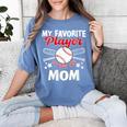 Mother's Day Baseball Mom Women's Comfort Colors T-Shirt Chalky Mint Mother's Day Baseball Mom Women's Comfort Colors T-Shirt Chalky Mint