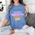 Who Needs Referees When We Have Baseball Moms Women's Comfort Colors T-Shirt Chalky Mint Who Needs Referees When We Have Baseball Moms Women's Comfort Colors T-Shirt Chalky Mint