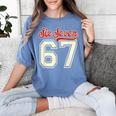 Number 67 Meme Six Seven Baseball Style Kids Boy Teen Women's Comfort Colors T-Shirt Chalky Mint Number 67 Meme Six Seven Baseball Style Kids Boy Teen Women's Comfort Colors T-Shirt Chalky Mint