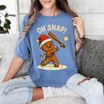 Oh Snap Gingerbreadman Baseball Christmas Men Boys Toddlers Women's Comfort Colors T-Shirt Chalky Mint Oh Snap Gingerbreadman Baseball Christmas Men Boys Toddlers Women's Comfort Colors T-Shirt Chalky Mint