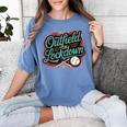 Outfield On Lockdown Baseball Defense Sports Women's Comfort Colors T-Shirt Chalky Mint