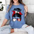 Peruvian Baseball Mom Peru Flag Baseball Girl Women's Comfort Colors T-Shirt Chalky Mint