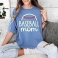 Proud Baseball Mom Era Baseball Game Day T-Ball Mom Son Women's Comfort Colors T-Shirt Chalky Mint