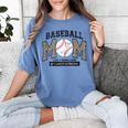 Proud Baseball Mom Shirt For Women Baseball Mom Team Women's Comfort Colors T-Shirt Chalky Mint
