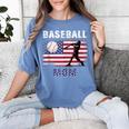 Proud Baseball MOM USA American Flag Family Game Day Women's Comfort Colors T-Shirt Chalky Mint Proud Baseball MOM USA American Flag Family Game Day Women's Comfort Colors T-Shirt Chalky Mint