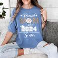 Proud Mom Of a 2024 Senior Class Of 2024 Baseball Mom Women's Comfort Colors T-Shirt Chalky Mint Proud Mom Of a 2024 Senior Class Of 2024 Baseball Mom Women's Comfort Colors T-Shirt Chalky Mint