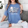 Proud Senior Mom Class Of 2024 Baseball Mom Graduate School Women's Comfort Colors T-Shirt Chalky Mint Proud Senior Mom Class Of 2024 Baseball Mom Graduate School Women's Comfort Colors T-Shirt Chalky Mint