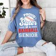Proud Sister Of A Baseball Senior Class Of 2026 Graduation Women's Comfort Colors T-Shirt Chalky Mint Proud Sister Of A Baseball Senior Class Of 2026 Graduation Women's Comfort Colors T-Shirt Chalky Mint