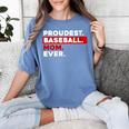 Proudest Baseball Mom Ever Women's Comfort Colors T-Shirt Chalky Mint