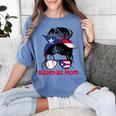 Puerto Rico Baseball Mom Messy Bun Boricua Women's Comfort Colors T-Shirt Chalky Mint Puerto Rico Baseball Mom Messy Bun Boricua Women's Comfort Colors T-Shirt Chalky Mint