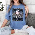 Retro Baseball Mom Mama Baseball Life Mother's Day Baseball Women's Comfort Colors T-Shirt Chalky Mint