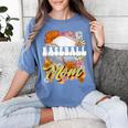 Retro Groovy Baseball Mom Family Matching Women Women's Comfort Colors T-Shirt Chalky Mint Retro Groovy Baseball Mom Family Matching Women Women's Comfort Colors T-Shirt Chalky Mint