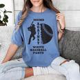 Retro Moms Against Baseball Pants Baseball Mom Women's Comfort Colors T-Shirt Chalky Mint