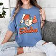 Retro Tis The Season Baseball Mom Baseball Lover Boys Kids Women's Comfort Colors T-Shirt Chalky Mint Retro Tis The Season Baseball Mom Baseball Lover Boys Kids Women's Comfort Colors T-Shirt Chalky Mint