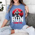 Run I Dare You Baseball Ball Player Catcher Coach Tee Women's Comfort Colors T-Shirt Chalky Mint