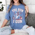 You Run I Gun Baseball Catcher Softball Player Women's Comfort Colors T-Shirt Chalky Mint You Run I Gun Baseball Catcher Softball Player Women's Comfort Colors T-Shirt Chalky Mint