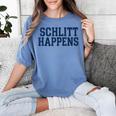 Schlitt Happens NY Bronx I Heart Baseball Apparel Women's Comfort Colors T-Shirt Chalky Mint