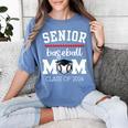 Senior Baseball Mom 2024 Senior Mom Class Of 2024 Baseball Women's Comfort Colors T-Shirt Chalky Mint Senior Baseball Mom 2024 Senior Mom Class Of 2024 Baseball Women's Comfort Colors T-Shirt Chalky Mint