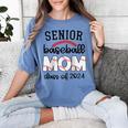Senior Baseball Mom Class Of 2024 High School College Sports Raglan Baseball Tee Women's Comfort Colors T-Shirt Chalky Mint Senior Baseball Mom Class Of 2024 High School College Sports Raglan Baseball Tee Women's Comfort Colors T-Shirt Chalky Mint