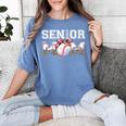 Senior Mom Class Of 2024 Baseball Mom Bandana Graduation Women's Comfort Colors T-Shirt Chalky Mint