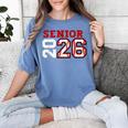 Senior Night Class Of 2026 Baseball Seniors Matching Team Women's Comfort Colors T-Shirt Chalky Mint