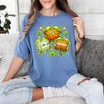 Shamrock Basketball Baseball Drip St Patrick's Day Boys Men Women's Comfort Colors T-Shirt Chalky Mint Shamrock Basketball Baseball Drip St Patrick's Day Boys Men Women's Comfort Colors T-Shirt Chalky Mint