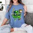 Shamrock Lucky Clover Baseball Patricks Day Family Matching Women's Comfort Colors T-Shirt Chalky Mint Shamrock Lucky Clover Baseball Patricks Day Family Matching Women's Comfort Colors T-Shirt Chalky Mint