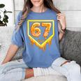 Six Seven 67 Meme Gen Alpha Slang Baseball 101 Women's Comfort Colors T-Shirt Chalky Mint Six Seven 67 Meme Gen Alpha Slang Baseball 101 Women's Comfort Colors T-Shirt Chalky Mint