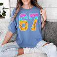 Six Seven Baseball Drip Women's Comfort Colors T-Shirt Chalky Mint Six Seven Baseball Drip Women's Comfort Colors T-Shirt Chalky Mint