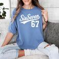 Six Seven Baseball Style Number 67 Sports Slang Meme Kids Women's Comfort Colors T-Shirt Chalky Mint Six Seven Baseball Style Number 67 Sports Slang Meme Kids Women's Comfort Colors T-Shirt Chalky Mint