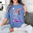 Skeleton Baseball Drip Boys Youth Kids Halloween Women's Comfort Colors T-Shirt Chalky Mint Skeleton Baseball Drip Boys Youth Kids Halloween Women's Comfort Colors T-Shirt Chalky Mint