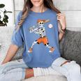 Skeleton Batting Baseball Halloween Women's Comfort Colors T-Shirt Chalky Mint Skeleton Batting Baseball Halloween Women's Comfort Colors T-Shirt Chalky Mint
