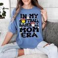 In My Softball Baseball Mom Era Retro Groovy Mom Of Both Women's Comfort Colors T-Shirt Chalky Mint