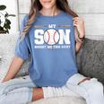 My Son Bought Me This Baseball Mom Women's Comfort Colors T-Shirt Chalky Mint