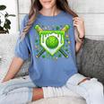 St Patrick Day Baseball Drip Ice Cream Boys Men Women's Comfort Colors T-Shirt Chalky Mint St Patrick Day Baseball Drip Ice Cream Boys Men Women's Comfort Colors T-Shirt Chalky Mint