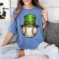 St Patricks Day Baseball Player Leprechaun Hat Men Boys Kids Women's Comfort Colors T-Shirt Chalky Mint St Patricks Day Baseball Player Leprechaun Hat Men Boys Kids Women's Comfort Colors T-Shirt Chalky Mint