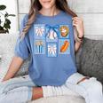 Stamps Coquette Bow Baseball Kids Youth Girls Baseball Mom Women's Comfort Colors T-Shirt Chalky Mint Stamps Coquette Bow Baseball Kids Youth Girls Baseball Mom Women's Comfort Colors T-Shirt Chalky Mint