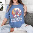 Steal That Base I Double Dare You Baseball Catcher Women's Comfort Colors T-Shirt Chalky Mint Steal That Base I Double Dare You Baseball Catcher Women's Comfort Colors T-Shirt Chalky Mint
