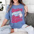 Stealing Hearts Like I Steal Bases Cute Baseball Boys Women's Comfort Colors T-Shirt Chalky Mint Stealing Hearts Like I Steal Bases Cute Baseball Boys Women's Comfort Colors T-Shirt Chalky Mint