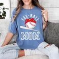 T-Ball Baseball Mom Teeball Mom Mother's Day 2024 Premium Women's Comfort Colors T-Shirt Chalky Mint