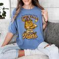 Twin Falls Taters Minor League Baseball Team Women's Comfort Colors T-Shirt Chalky Mint